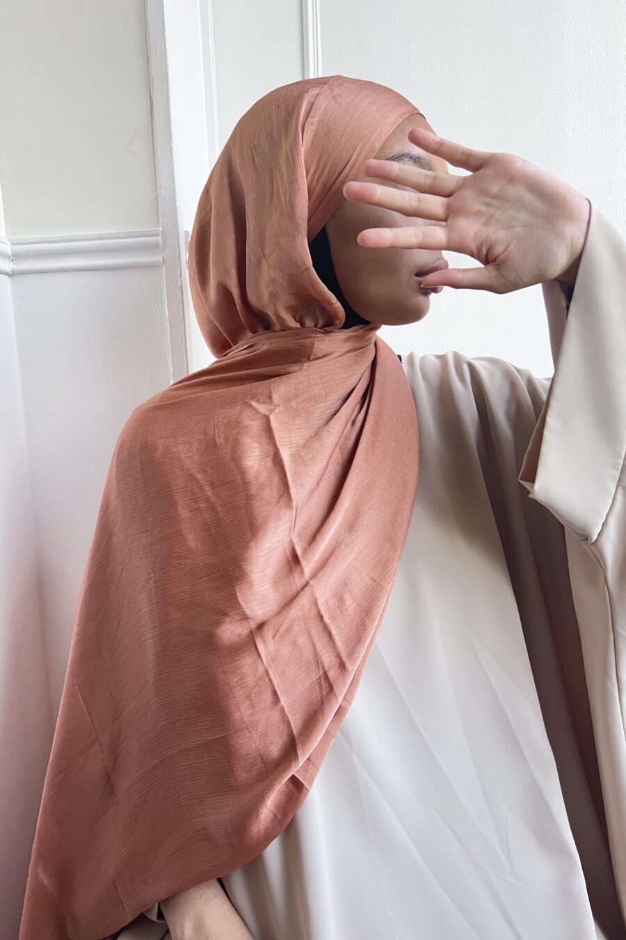 hyjab enfilable satin plisse