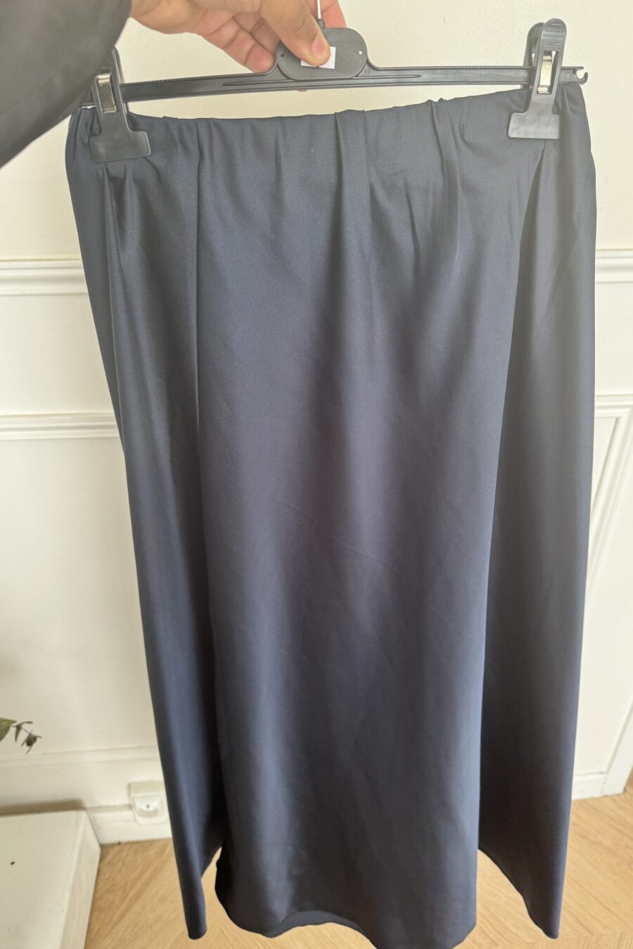 Jupe longue satin
