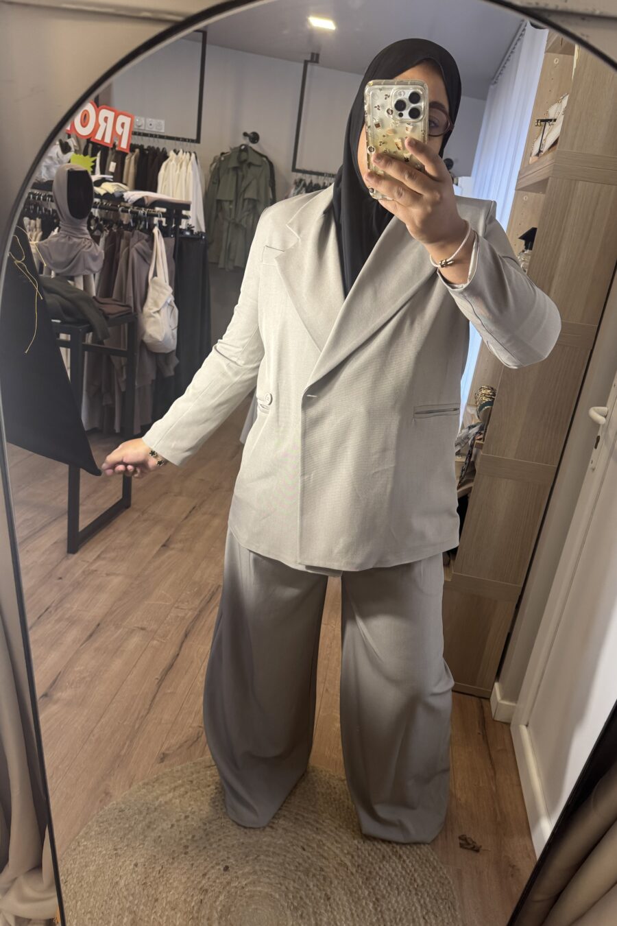 Ensemble tailleur croisé