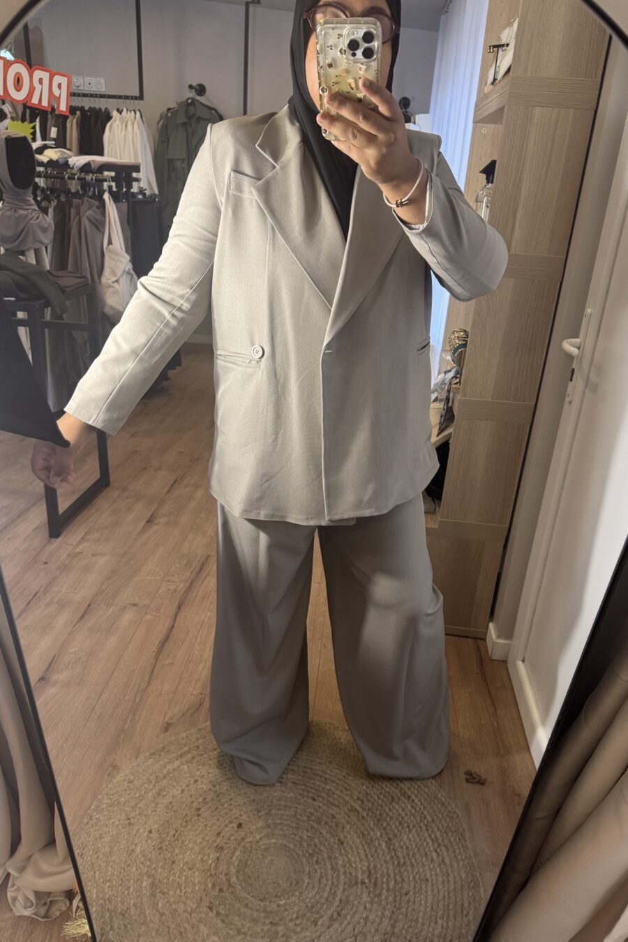 Ensemble tailleur croisé