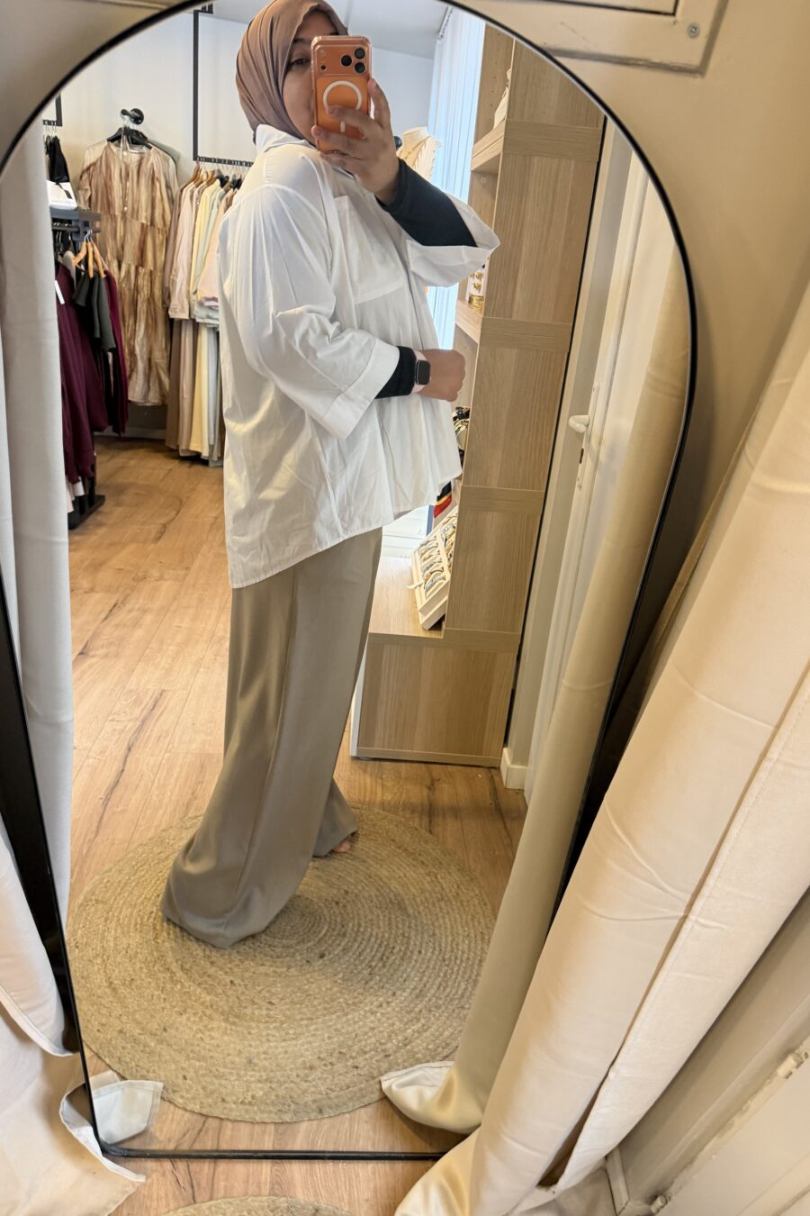 Chemise over popeline